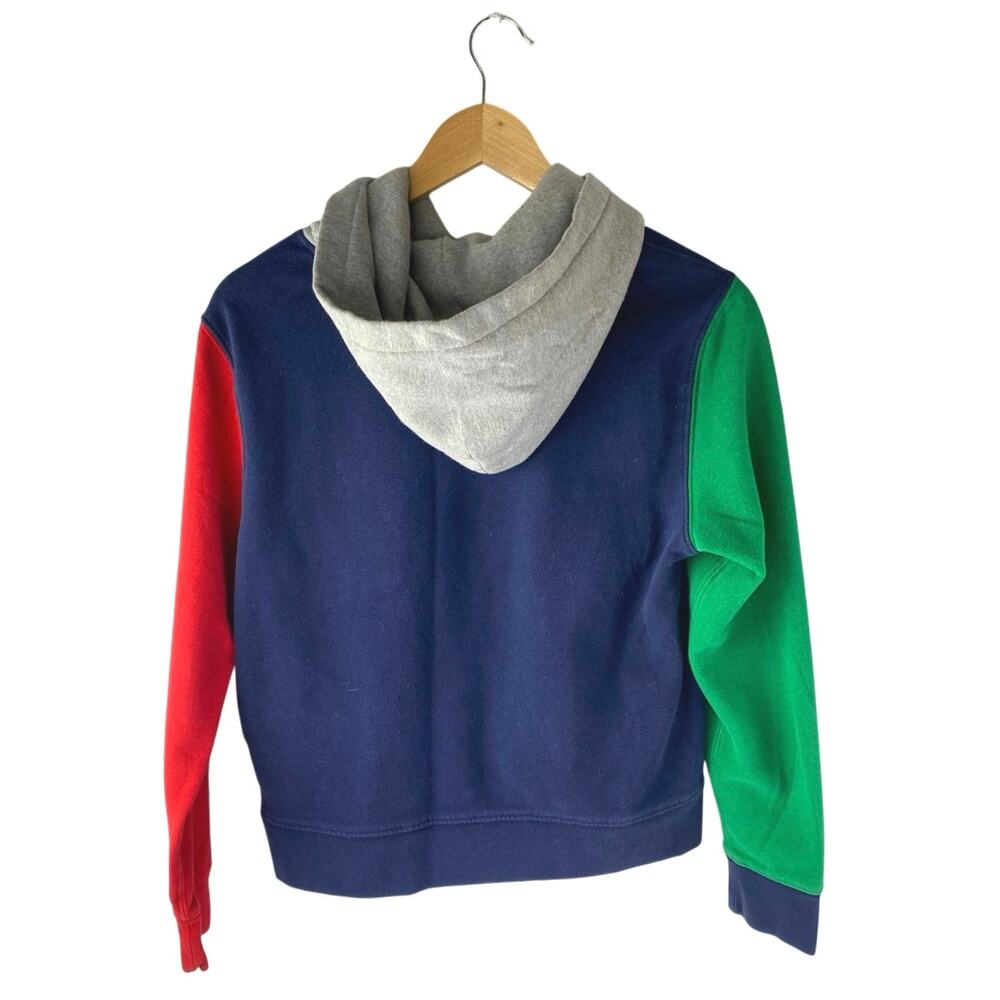 Polo Ralph Lauren Polo Bear Boys Multicolor Colorblock Hoodie Sweatshirt L 14-16 - Picture 2 of 5